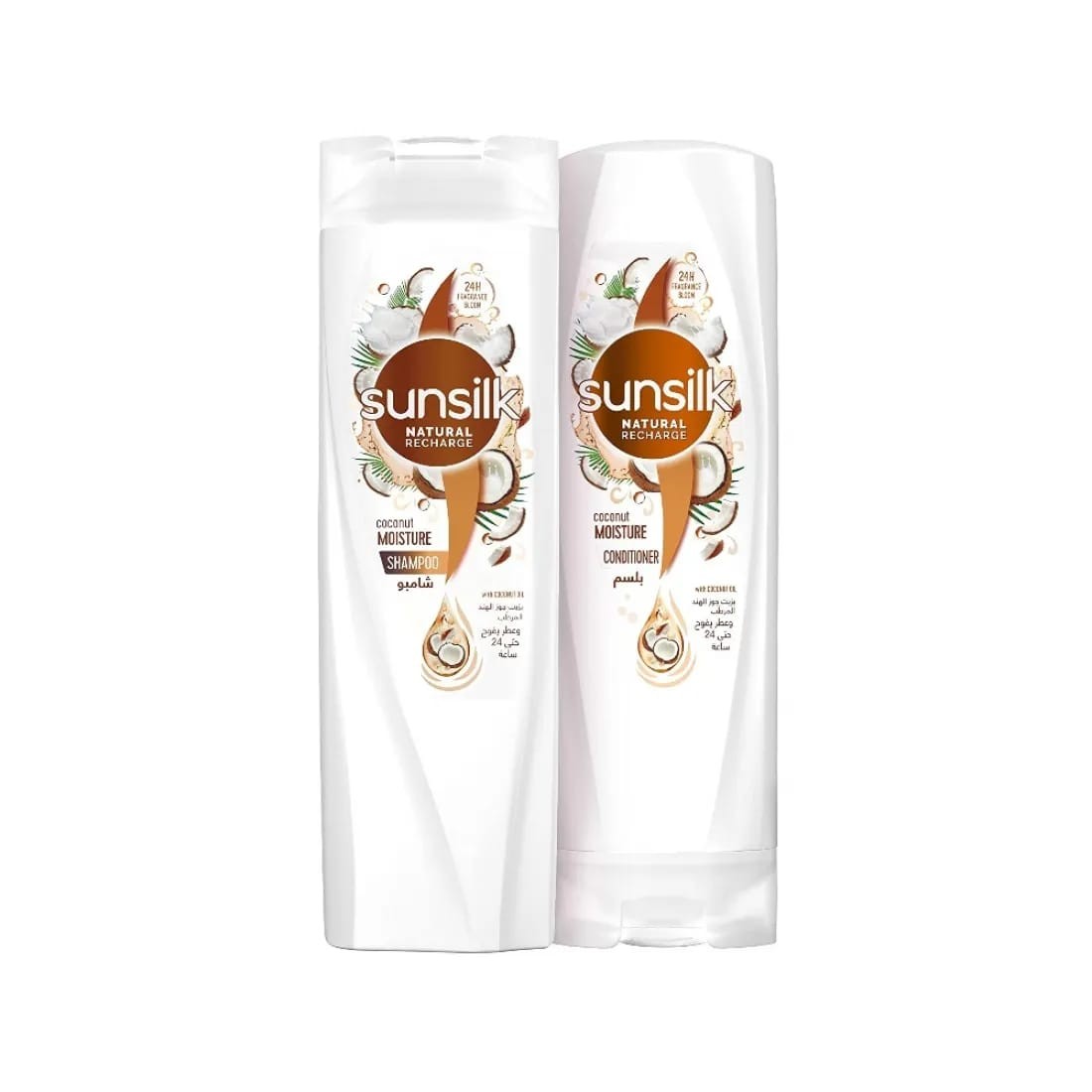 SUNSILK SHAMPOO WITH COCONUT MOISTURE 6*400ML+320ML CONDITIONER